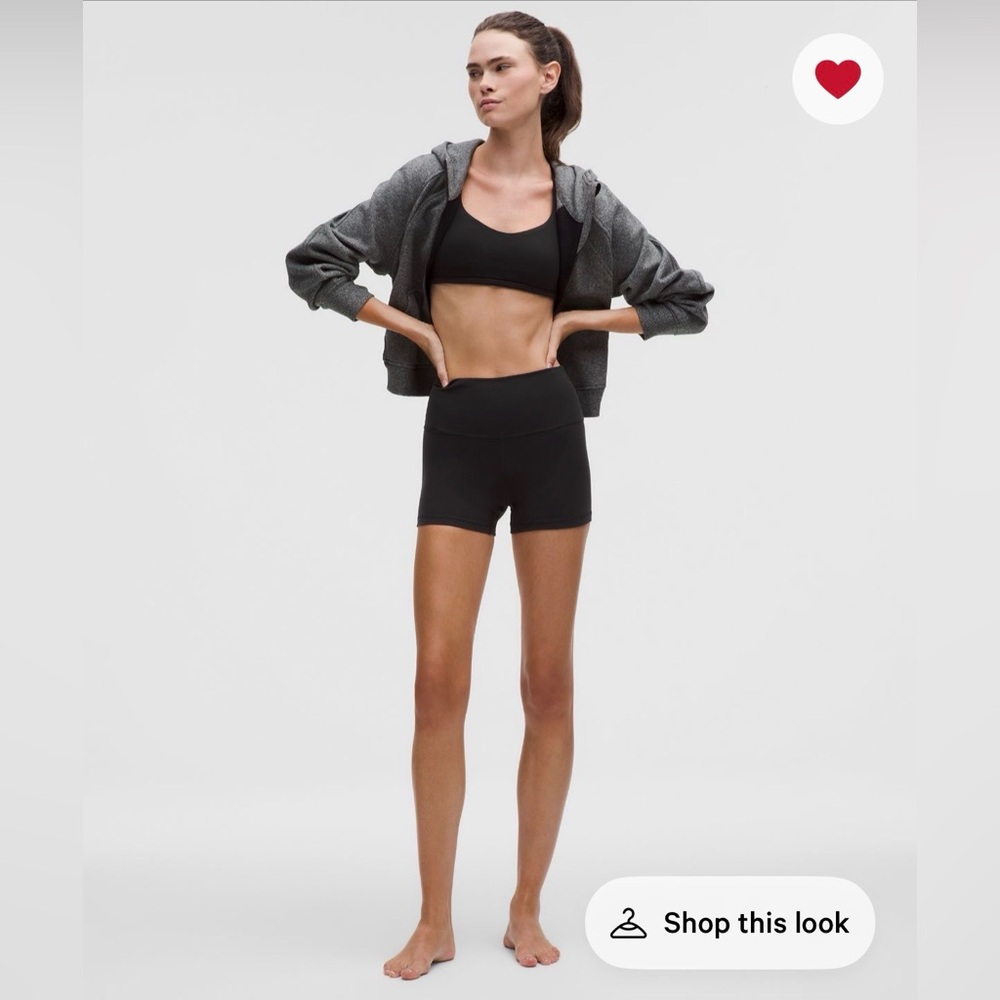 Lululemon Align High Rise Short 4” - Black - Size 8 - Picture 3 of 6